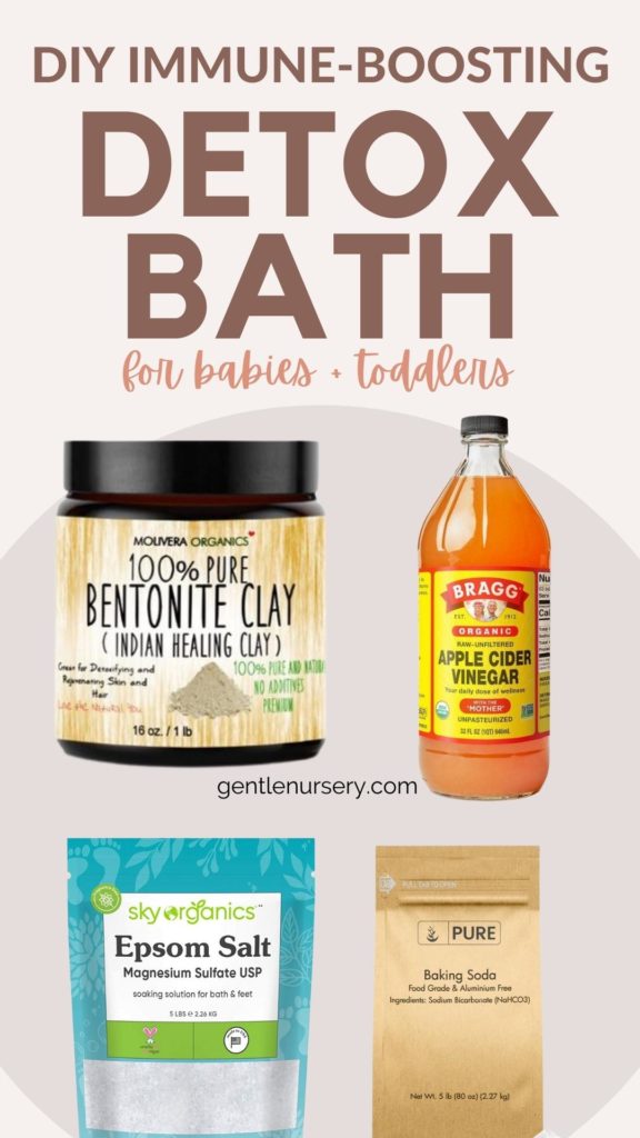 pin image: detox bath for babies and toddlers