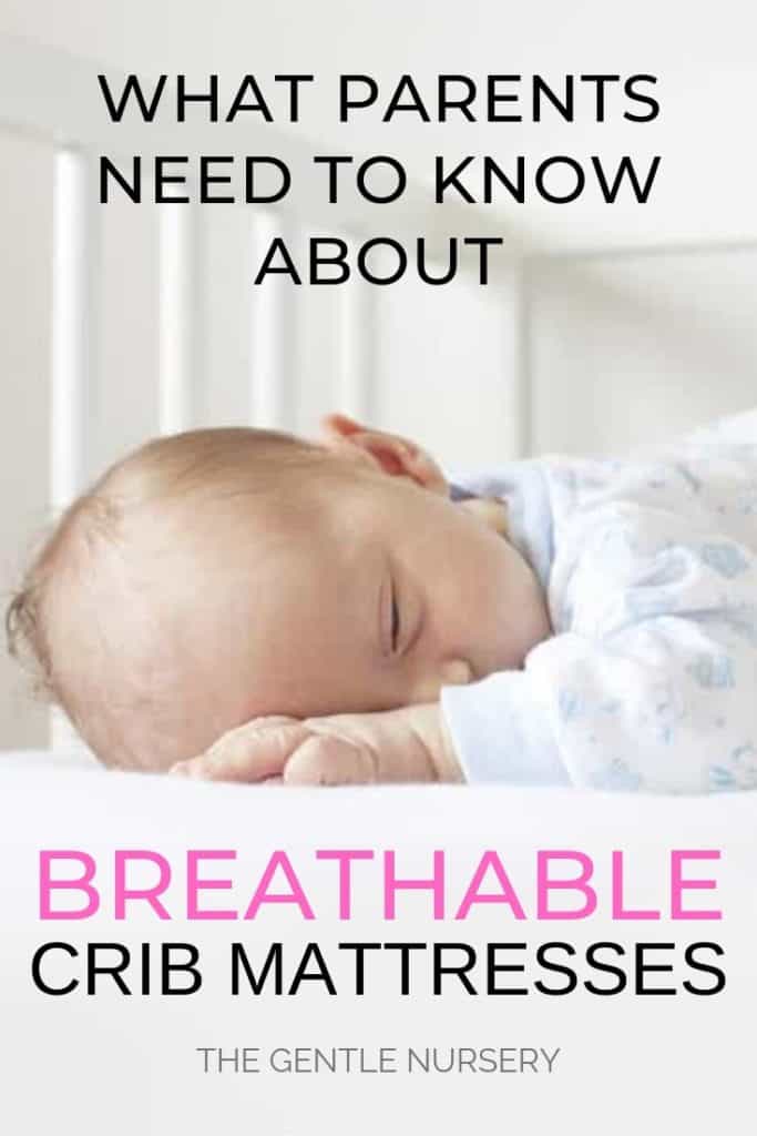 safe sleep breathable crib mattress