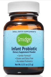 picture of smidge infant probiotic bottle