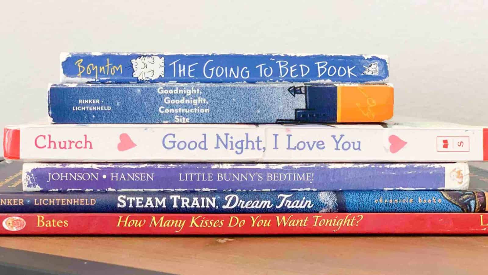 stack of bedtime stories for toddlers