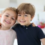 four year old boy and girl