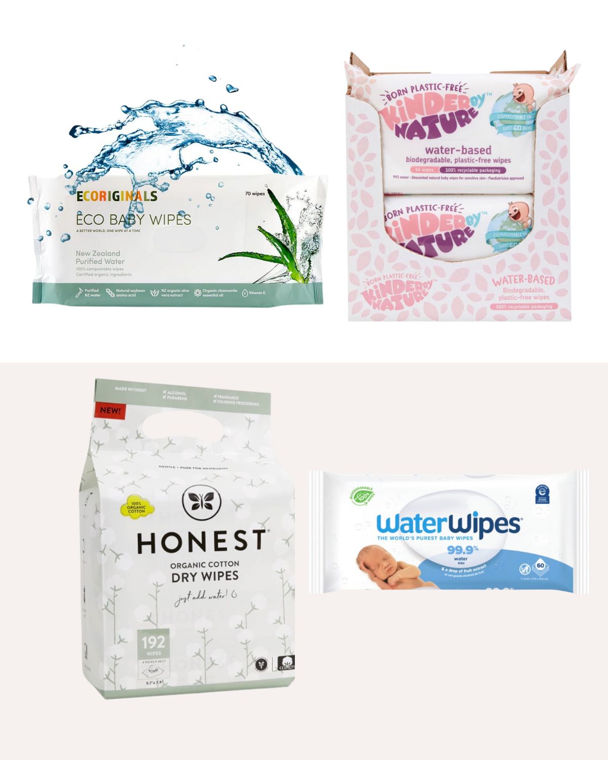 All Natural Cotton Baby Wipes With Aloe Vera